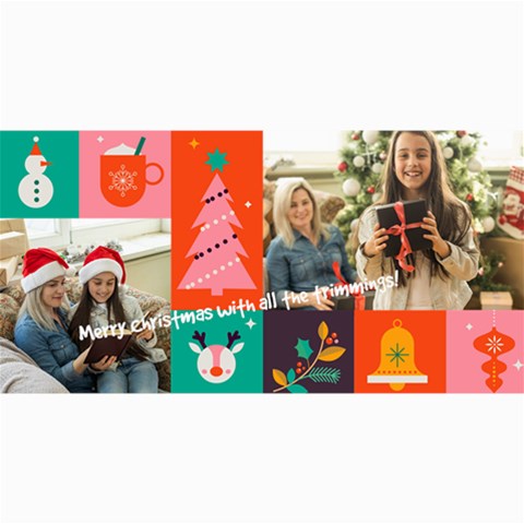 Xmas By Oneson 8 x4  Photo Card - 9