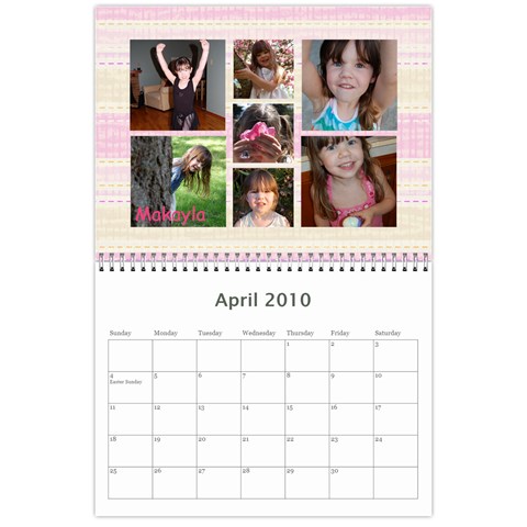 2010 Calendar By Sarah Apr 2010
