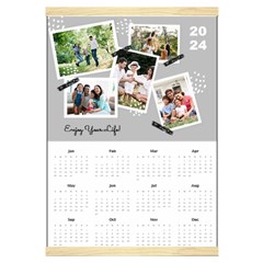 Personalized Photo Frame Calendar - Canvas Yearly Calendar 16  x 22 