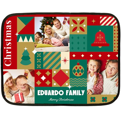 Xmas Photo Graphic By Oneson 35 x27  Blanket