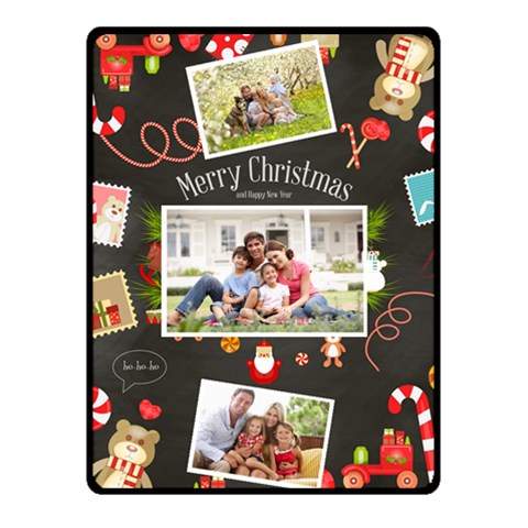 Christmas Family Small Blanket By Joe 50 x40  Blanket Front