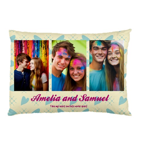 Couple Frame Fillow By Oneson 26.62 x18.9  Pillow Case