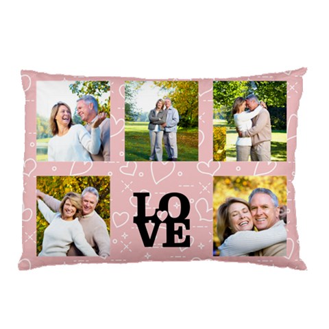 Love Frame Fillow By Oneson 26.62 x18.9  Pillow Case