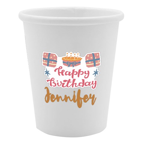 Happy Birthday Paper Cup By Joe Center