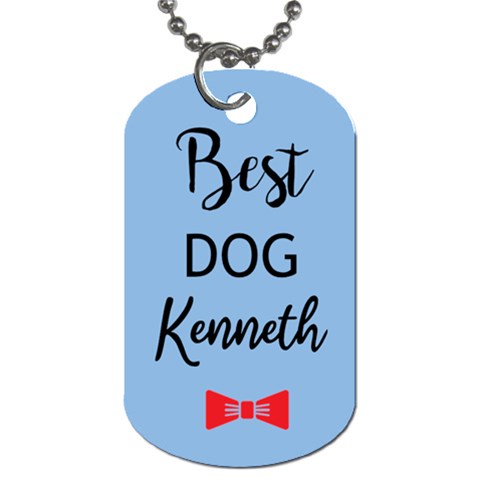 Best Dog Name Dog Tag By Joe Front
