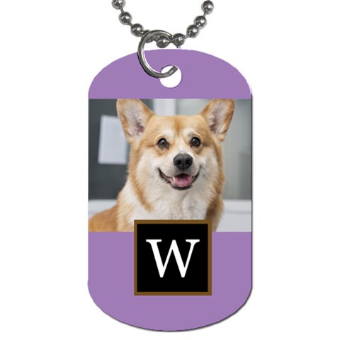 Photo Initial Dog Tag By Joe Front