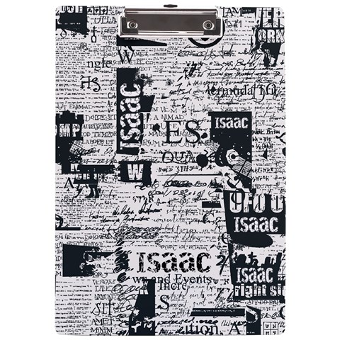 Newspaper Name Acrylic Clipboard By Joe Front