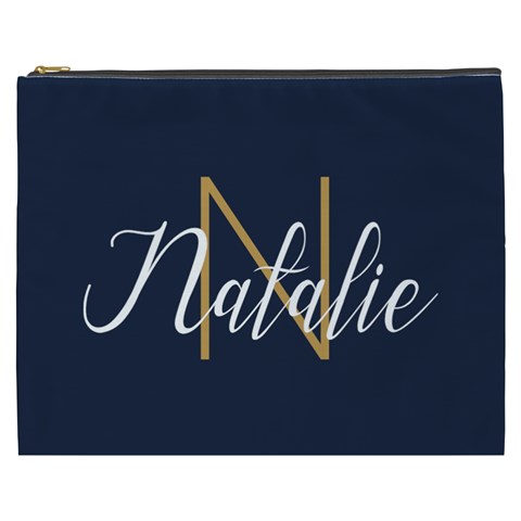 Personalized Initial Name Cosmetic Bag By Joe Front