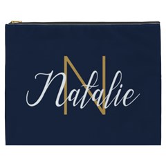 Personalized Initial Name Cosmetic Bag (7 styles) - Cosmetic Bag (XXXL)
