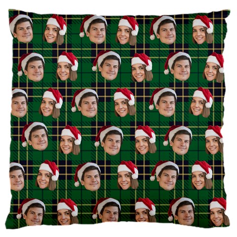 Personalized Couple Many Faces Christmas Cushion By Joe Back