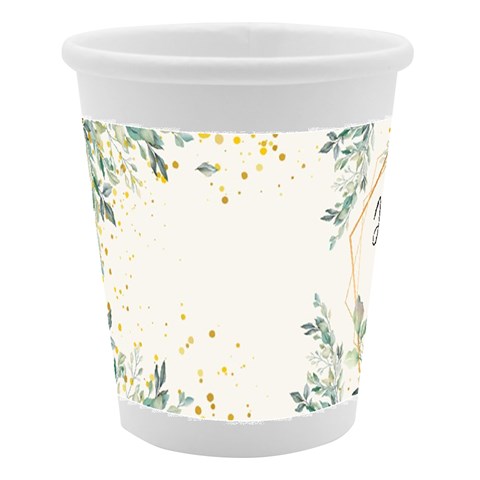 Personalized Bridal Shower Name Paper Cup By Joe Left