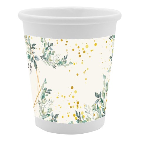 Personalized Bridal Shower Name Paper Cup By Joe Right