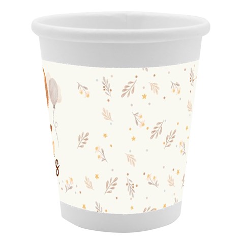 Personalized Animal Baby Shower Name Paper Cup By Joe Right