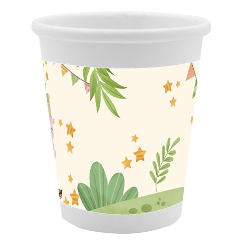 Personalized Animal Happy Birthday Name Paper Cup By Joe Right