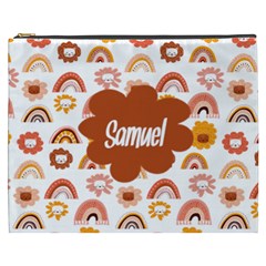 Personalized Cat Illustration Name Cosmetic Bag (7 styles) - Cosmetic Bag (XXXL)