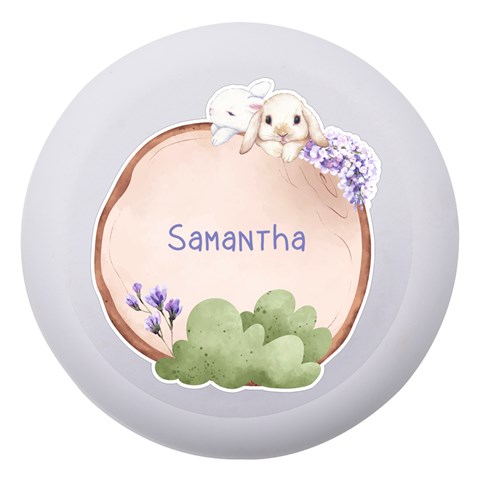 Personalized Name Rabbit Dento Box By Katy Front