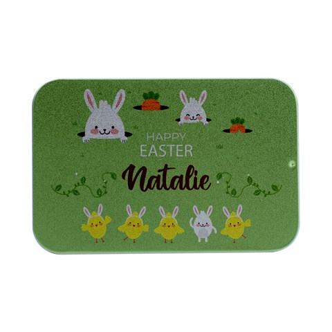 Personalized Easter Name Open Lip Metal Box By Joe Front