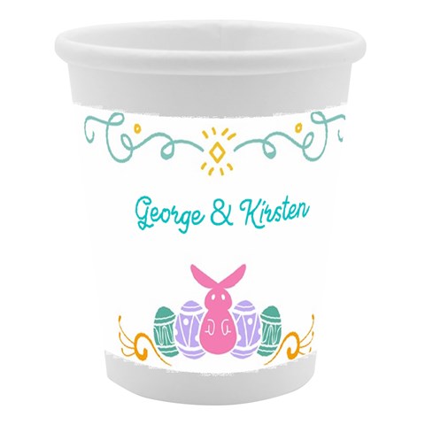 Personalized Easter Name Paper Cup By Katy Center