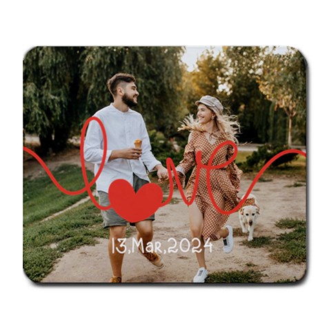 Love Line Photo Personalized Photo Mousepad By Katy 9.25 x7.75  Mousepad - 1