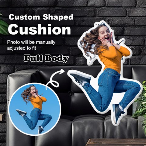 Personalized Photo Custom Shaped Cushion By Joe Front