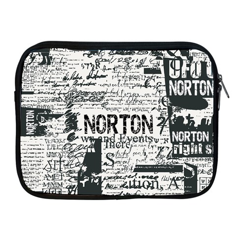 Personalized Newspaper Name Ipad Zipper Case By Joe Front