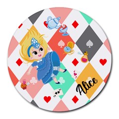 Personalized Alice Name Round Mousepad