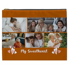 Personalized Photo Any Text Name My Sweetheart Cosmetic Bag - Cosmetic Bag (XXXL)