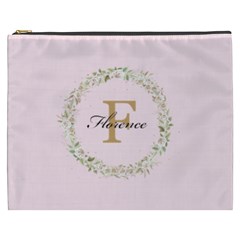 Personalized Initial Name Cosmetic Bag - Cosmetic Bag (XXXL)