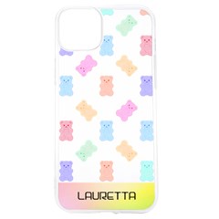 Personalized Jelly Bear Pattern UV Print Case - iPhone 15 TPU UV Print Case