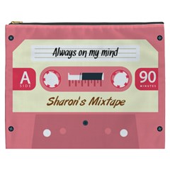 Personalized Cassette Tape Name Cosmetic Bag - Cosmetic Bag (XXXL)