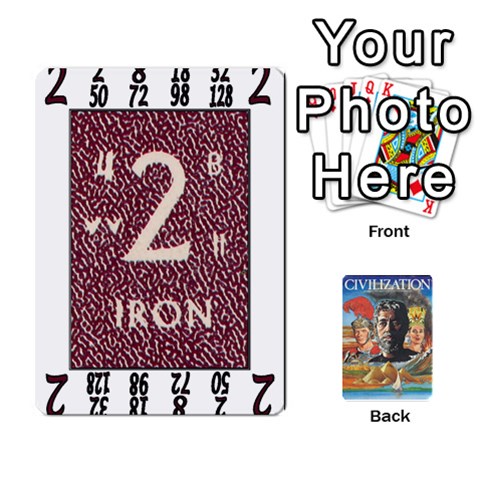 King Advciv Trade Cards Set A By Henrik Sonnemann Front - HeartK