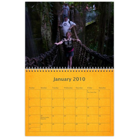 Calendar Of Vacation By Tammy Hughes Jan 2010