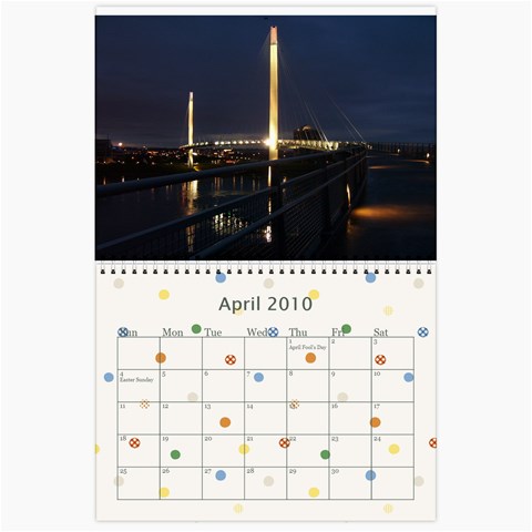 Calendar Of Vacation By Tammy Hughes Apr 2010