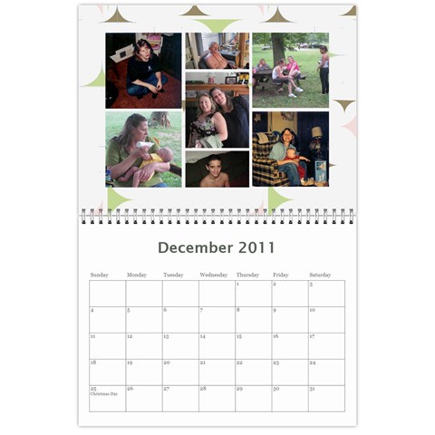 Family Calendar By Terry Frederick Dec 2011