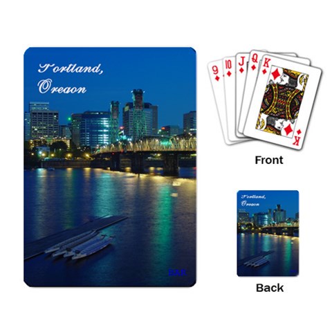 Portland Night Cards By Ben Reshey Back