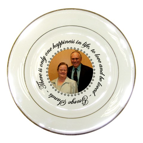 Love Quote Plate By Klh Front