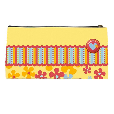 Colorful Pencil Case By Mikki Back