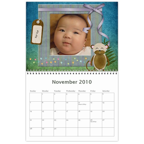 Yat Yat Calender By Maggie Li Nov 2010