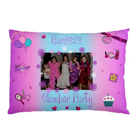 Slumber Party Pillow By Kristina 26.62 x18.9  Pillow Case