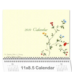 2010 Calendar - Wall Calendar 11  x 8.5  (12-Months)
