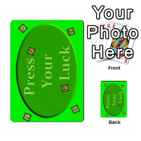 Press Your Luck Deck 3 By Jighm Brown Back 1