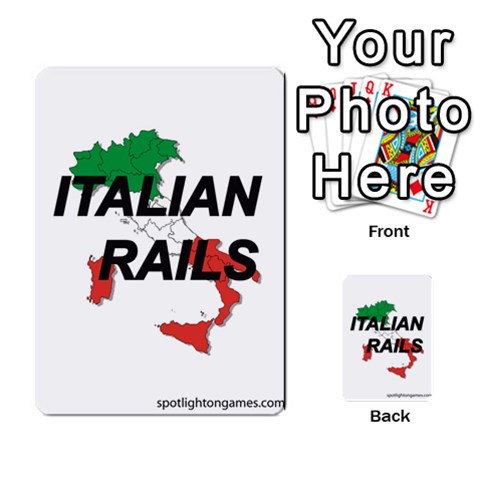 Italian Rails First 54 By Spotlight Games Back
