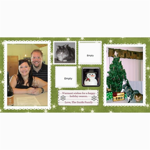 Xmas Card09 By Starla Smith 8 x4  Photo Card - 1