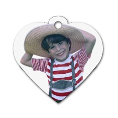 CharmS Hat - Dog Tag Heart (Two Sides)