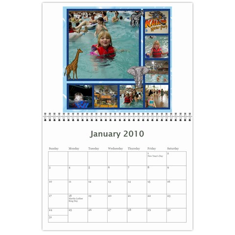2009 Calendar By Tammy Jan 2010