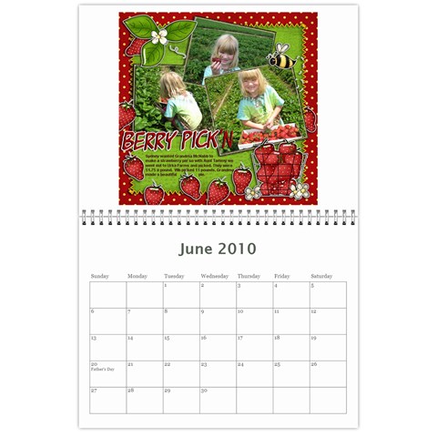2009 Calendar By Tammy Jun 2010