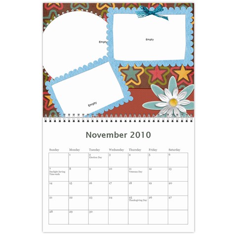 Calendar By Dawn Nov 2010