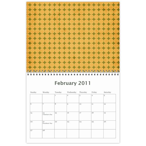 Calendar By Dawn Feb 2011