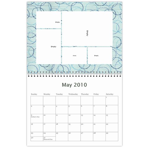 Gin Calender By Crystal Shaffer May 2010