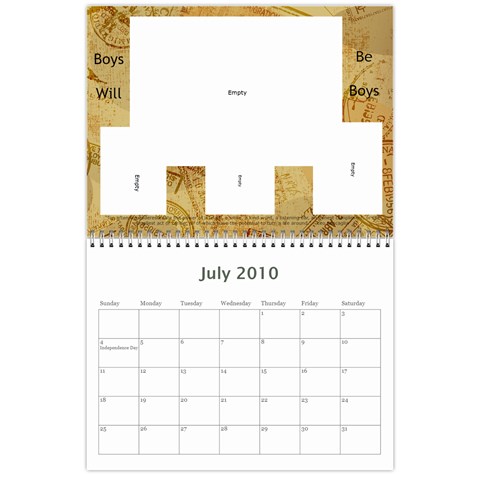 Miller Calendar By Anna Jul 2010